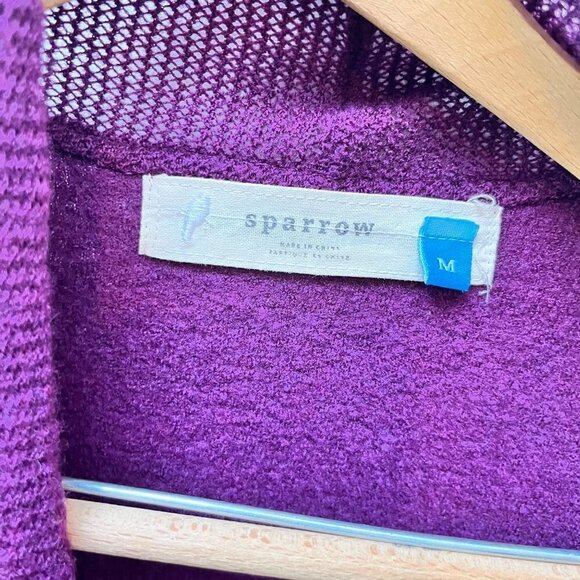 Sparrow Anthropologie Fresh Perspective  100% Merino Wool Cardigan Sweater- Size - Picture 2 of 4